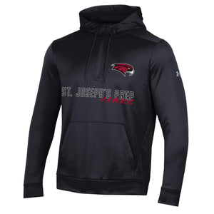 UA 1/4 Zip Fleece Hood